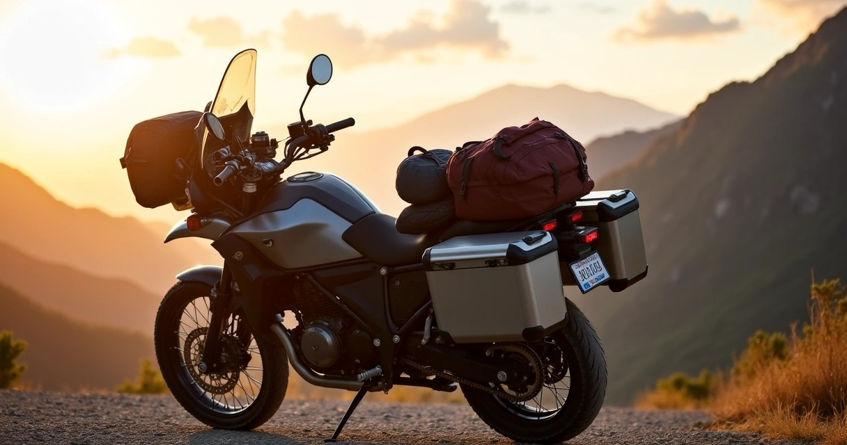 How to pack saddlebags for 10-day summer motorcycle tours